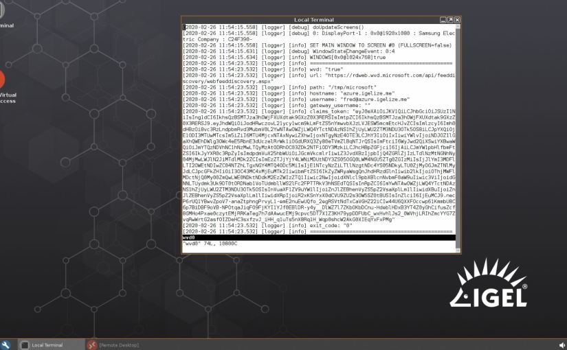 Windows Virtual Desktop –             If everything else fails enjoy the&nbsp;log’s!